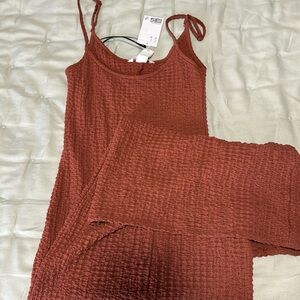 H&M viral crinkle maxi dress